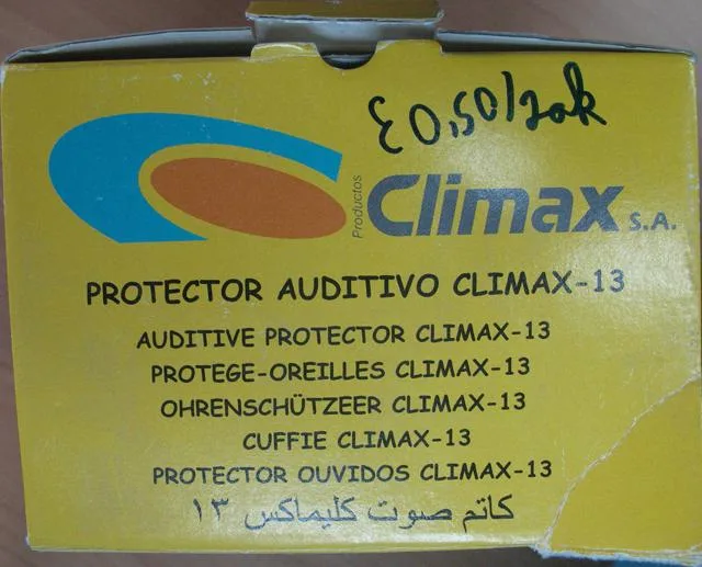 Tappi per le orecchie protettivi dell'udito «Protector Auditivo» — foto 1 dell'alert A12/0039/13