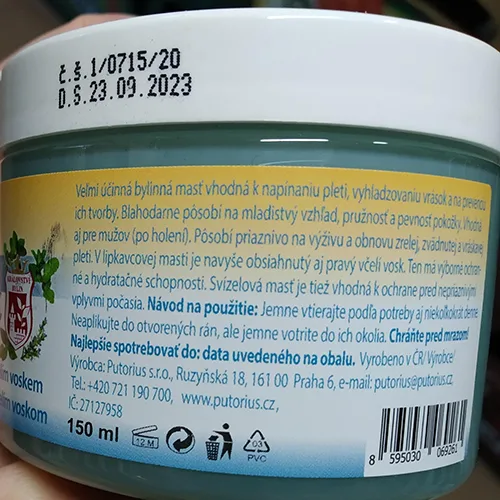 Unguento alle erbe «Proven herbal ointment with clove extract and beeswax» — foto 4 dell'alert SR/02076/25