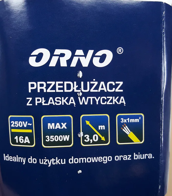 Cavo di prolunga «Przedluzacz z plaska wtyczka» — foto 4 dell'alert A11/00075/20