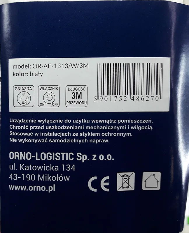 Cavo di prolunga «Przedluzacz z plaska wtyczka» — foto 5 dell'alert A11/00075/20