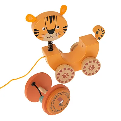 Giocattolo pull-along «Pull A-Long Tiger» (Smiki)