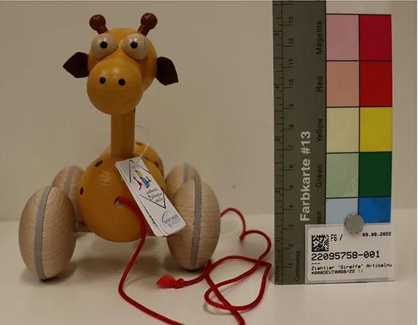 Giocattolo pull-along «Pull-along Giraffe» — foto 2 dell'alert A12/01262/22