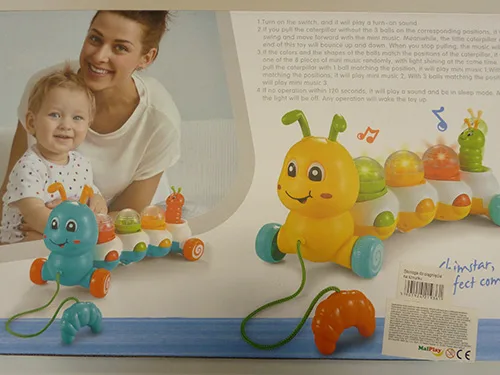 Giocattolo pull-along «Pull-line Caterpillar» — foto 3 dell'alert A12/01155/21
