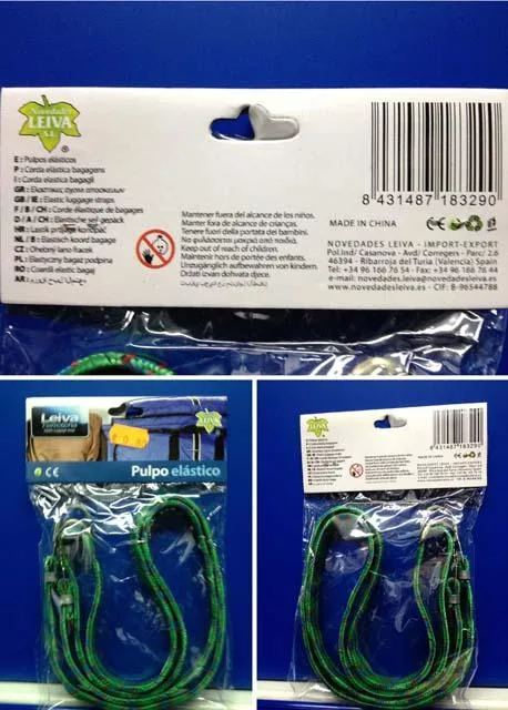 Cinghie elastiche per bagagli «Pulpo Elastico» (Leiva)