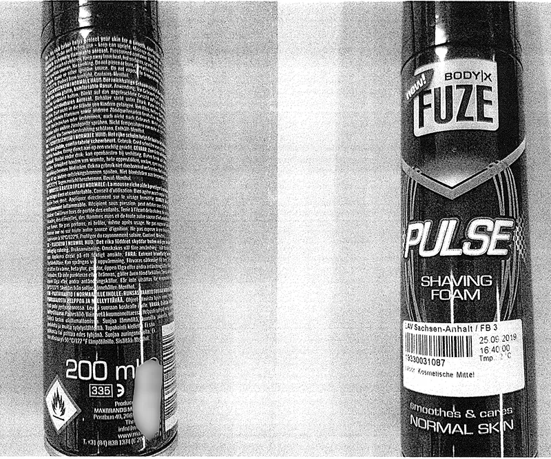 Schiuma di rasatura «Pulse Shaving Foam» — foto 1 dell'alert A12/00243/20