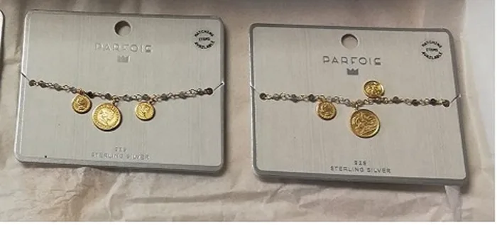 Bracciale regolabile in argento «Pulsera ajustable de plata 925 medallas» (Parfois)