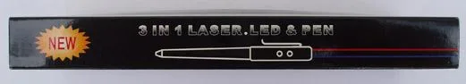 Puntatore laser – 3 in 1 Laser.LED &amp; penna (Laser.LED &amp; pen)