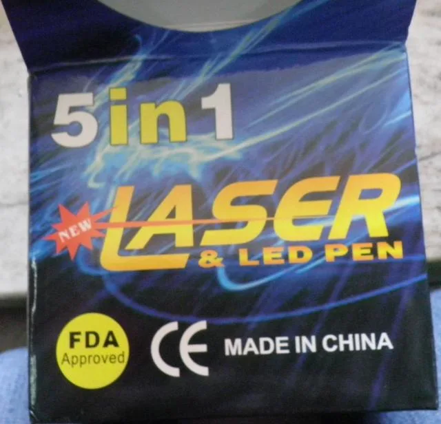 Puntatore laser "5 in 1 & penna laser" — foto 1 dell'alert A12/0845/12