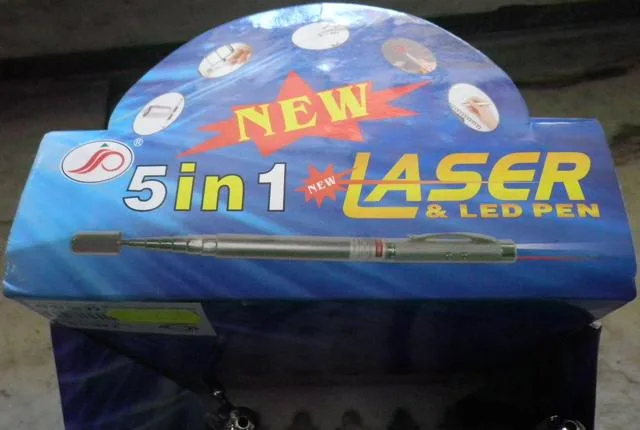 Puntatore laser "5 in 1 & penna laser" — foto 3 dell'alert A12/0845/12