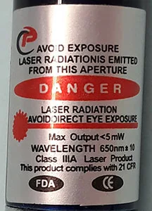 Puntatore laser — foto 2 dell'alert A12/01083/21
