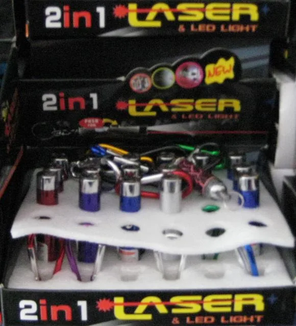 Puntatore laser "Key-ring 2 in Laser & Led Light" — foto 4 dell'alert A12/0849/12