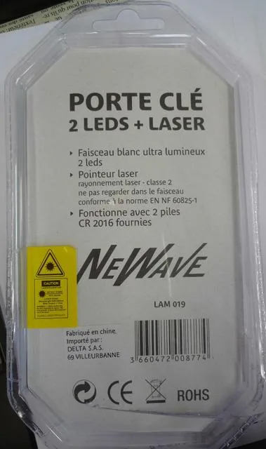 Puntatore laser "Porte-clé" & #13; & #13; — foto 2 dell'alert 1009/11