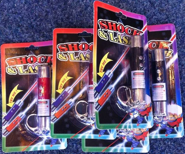 Puntatore laser "Shock &amp; Laser" (Nicky Toy)