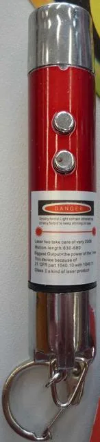 Puntatore laser "Shock & Laser" — foto 2 dell'alert 1002/11