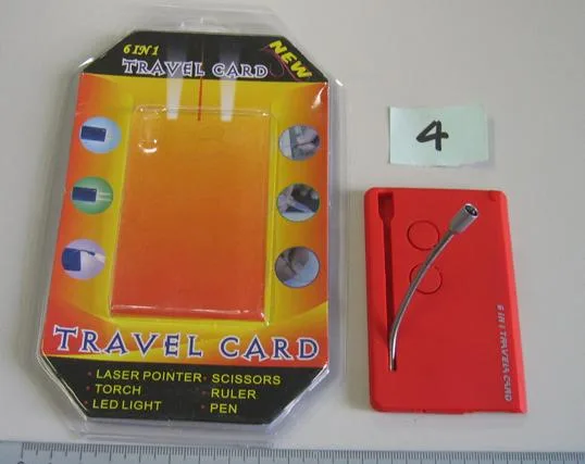 Puntatori laser – "Carta di viaggio 6-in-1" – Classe III — foto 1 dell'alert 0727/07