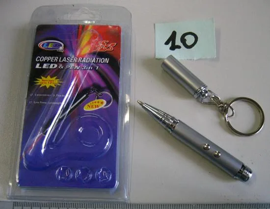 Puntatori laser – radiazione laser in rame LED e penna 3-in-1 — foto 1 dell'alert 0718/07