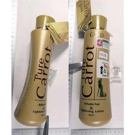 Lozione per schiarire la pelle «Pure Carrot Arbutin Fair & Lightening Lotion» — foto 1 dell'alert A12/00257/24