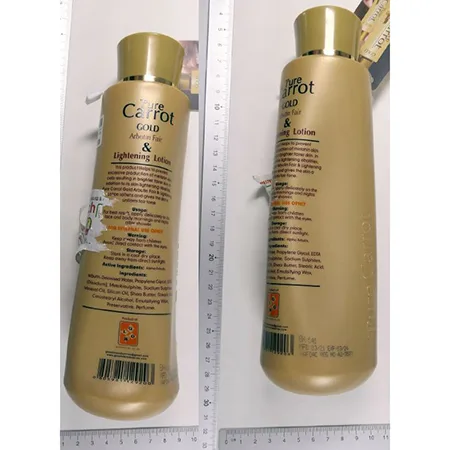 Lozione per schiarire la pelle «Pure Carrot Arbutin Fair & Lightening Lotion» — foto 2 dell'alert A12/00257/24