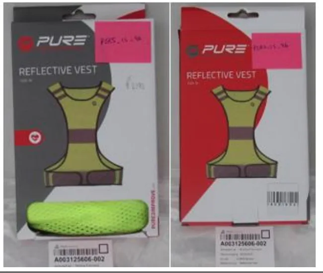 Gilet di visibilità «Pure reflective vest» — foto 2 dell'alert INFO/00107/22
