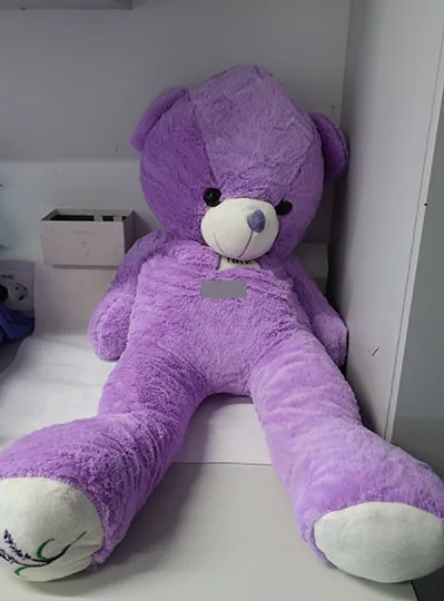 Giocattolo morbido «Purple Bear»