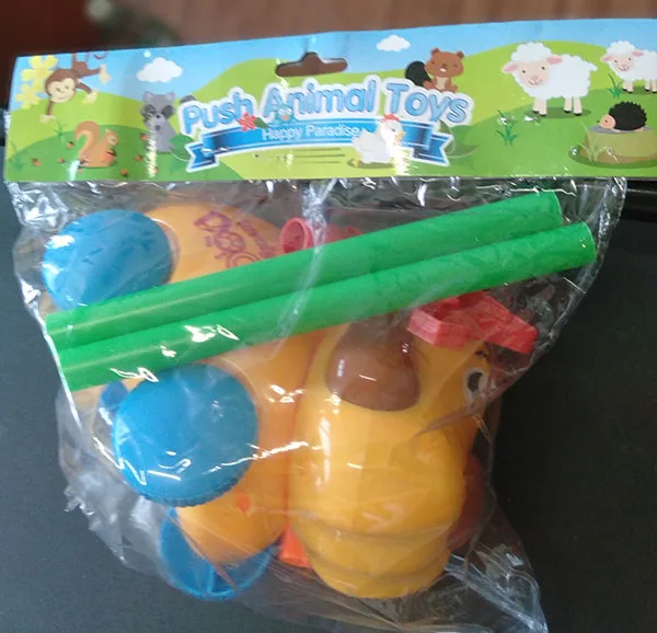 Giocattolo push-along «Push Animal Toys / Happy Paradise» — foto 3 dell'alert A12/00407/21