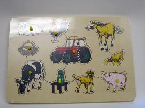 Puzzle con immagini della fattoria (Unknown)