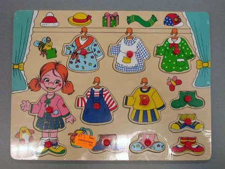 Puzzle di legno ragazza