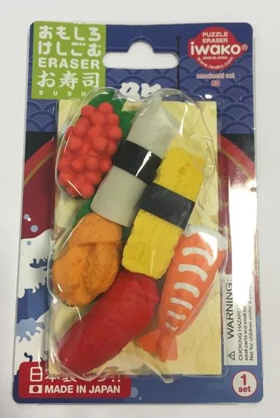 Cancellatori «Puzzle Eraser -  1) Eraser Japanese Sweets 2) Eraser Sushi 3) Eraser Anmitsu Shop» — foto 4 dell'alert A12/0668/16