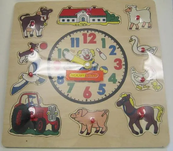 Puzzle in legno – Farm tema con orologio (Pfennigpfeiffer)