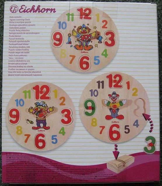 Puzzle in legno – Orologio di apprendimento Jigsaw — foto 2 dell'alert 0754/10