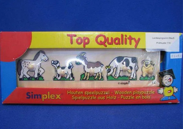 Puzzle in legno – Top Quality/Wooden playpuzzle (Simplex)