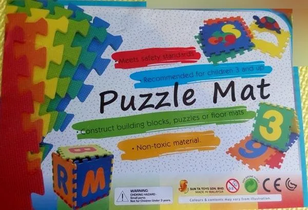 Tappetino puzzle in schiuma «Puzzle Mat» (Sun Ta Toys)
