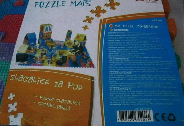 Tappetino puzzle giocattolo «Puzzle mats» (Denis)