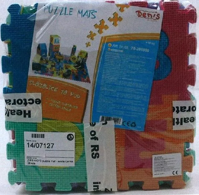 Tappetino puzzle giocattolo «Puzzle mats» — foto 2 dell'alert A12/1412/14