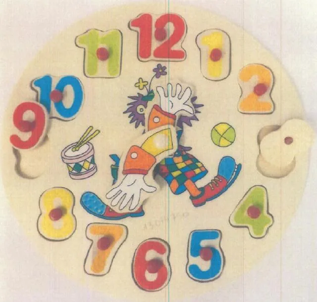 Orologio puzzle giocattolo «Puzzle Uhr "Clown"» (MW)
