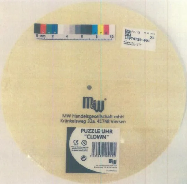Orologio puzzle giocattolo «Puzzle Uhr "Clown"» — foto 2 dell'alert A12/1082/13