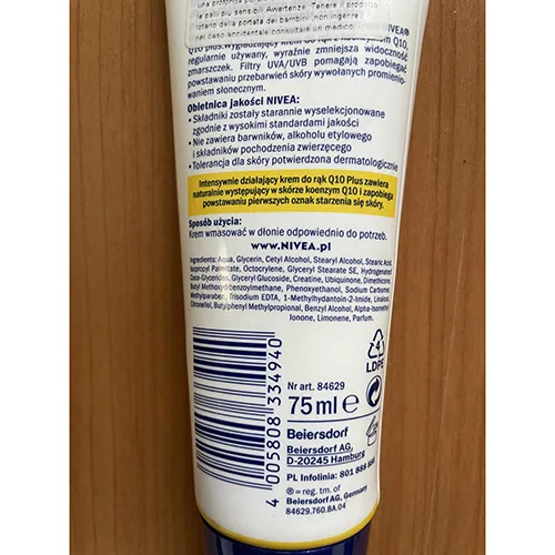 Crema per le mani «Q10 plus» — foto 3 dell'alert SR/02170/25
