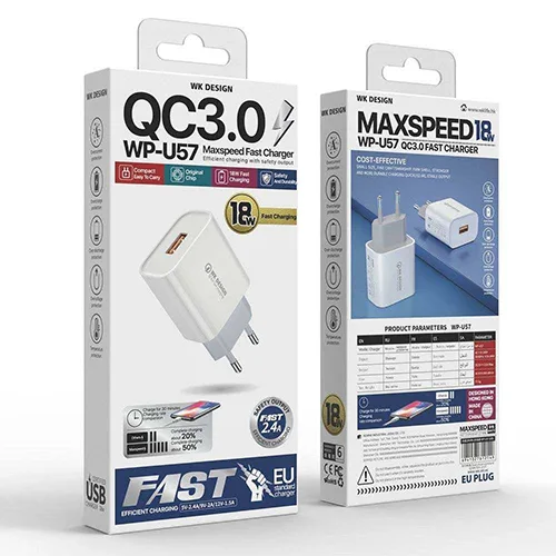 Caricabatterie USB «QC3.0 FAST CHARGER» — foto 1 dell'alert A12/03701/24