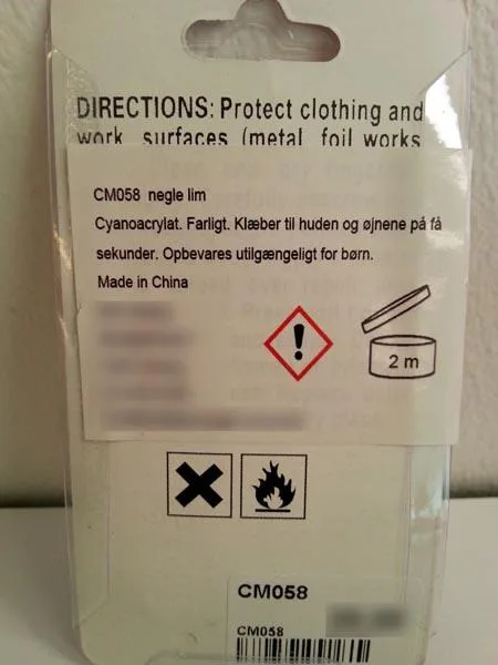 Colla per unghie «Qiangtegu Nail Glue» — foto 1 dell'alert A12/0932/15