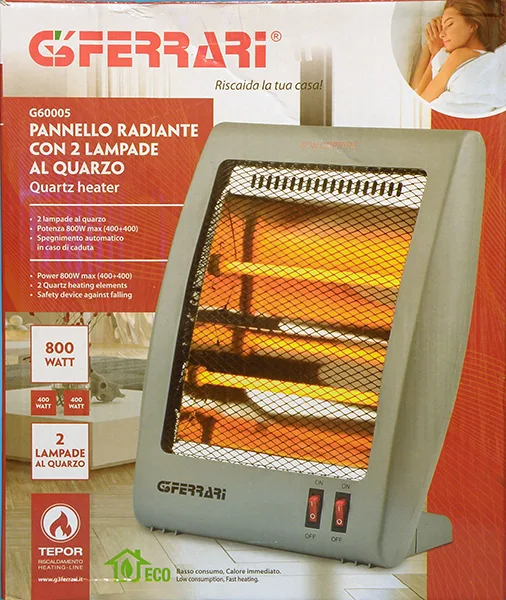 Riscaldatore elettrico «Quartz heater» — foto 1 dell'alert A11/00095/20