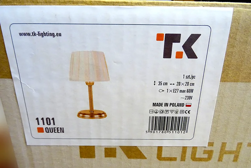 Lampada da tavolo «QUEEN/CHARLOTTE» — foto 3 dell'alert A12/00393/20