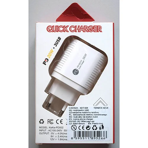 Caricabatterie USB «QUICK CHARGER» — foto 2 dell'alert SR/02650/26
