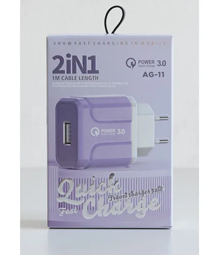 Caricabatterie USB «Quick Fast Charge Travel charger suit» — foto 2 dell'alert A11/00042/24