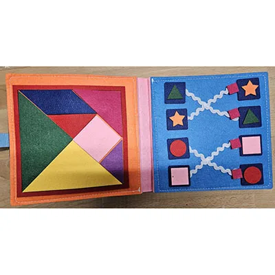 Libro per bambini «Quiet Book Montessori Spielzeug» (FORMIZON)