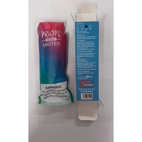 Sigaretta elettronica usa e getta «R&M 10000 MASTER, 10000 PUFFS BLUEBERRY ICE» — foto 2 dell'alert A12/00309/24