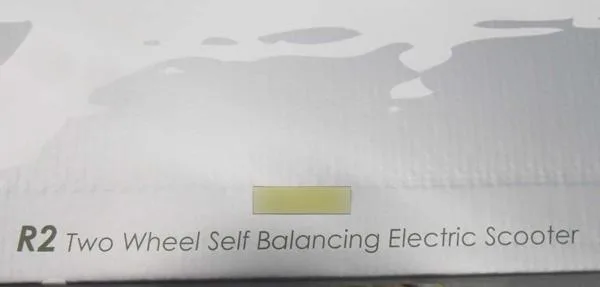 Scooter autobilanciante (Hoverboard) «R2 Two Wheel Self Balancing Electric Scooter» — foto 3 dell'alert A12/0509/19
