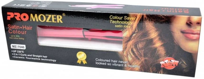 Raddrizzatore per capelli/ferro da stiro (PROMOZER)