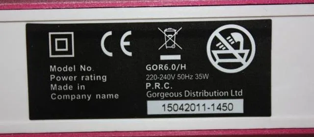 Raddrizzatore per capelli "GOR 6.0/H Purple Haze" — foto 2 dell'alert 0811/11