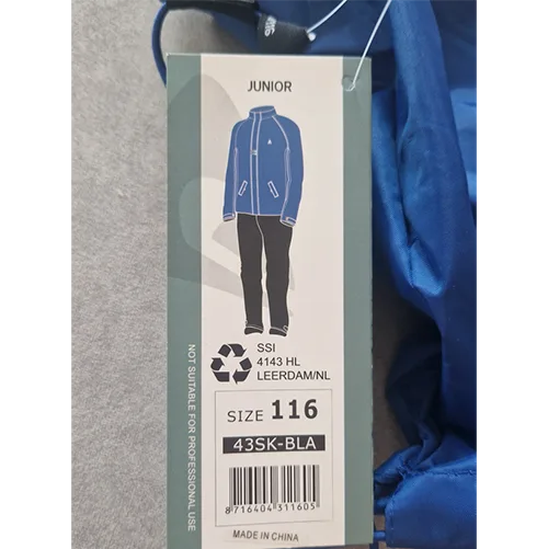Tuta antipioggia «Rain Suit» — foto 2 dell'alert SR/02663/26