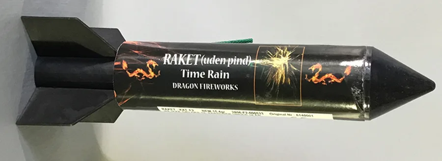 Razzo «Raket uden pind» (Dragon Fireworks)